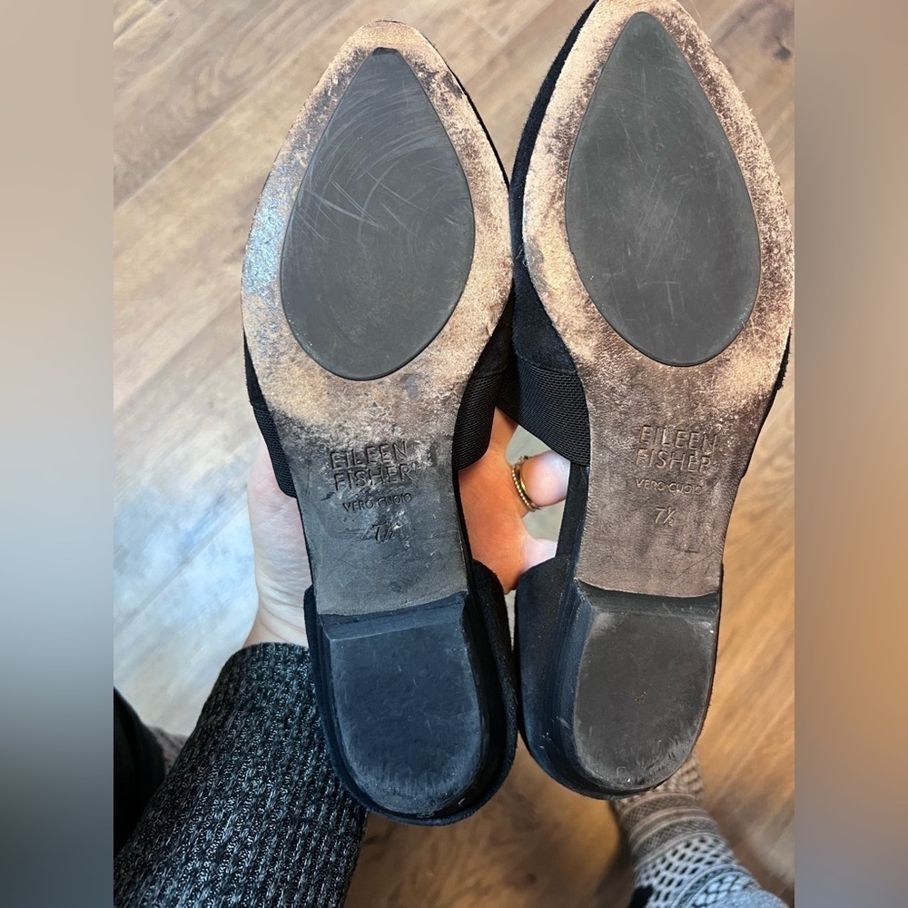 Eileen Fisher Women's Flute Pointed Toe d'Orsay Flats - Picture 5 of 7